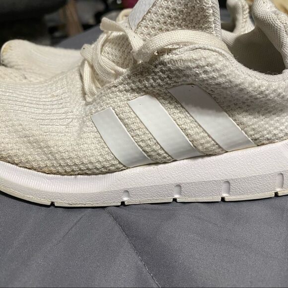 Adidas white ortholite low top shoes, soft easy to put on - Picture 2 of 8